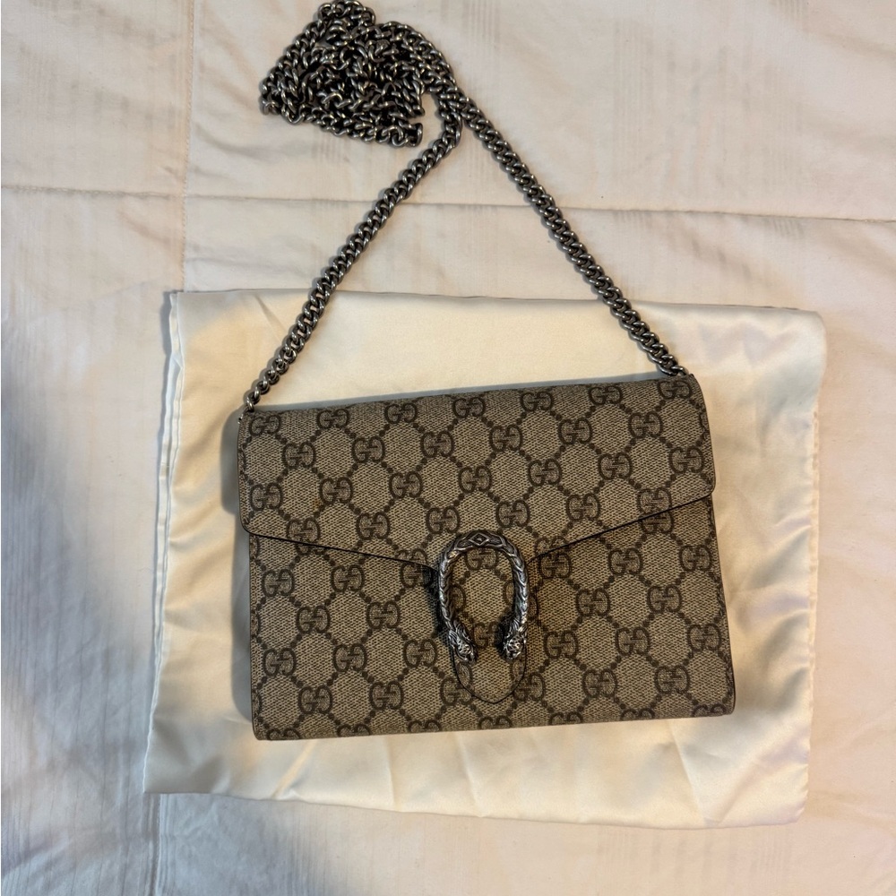 Gucci Supreme  Dionysus Bag with Chain Strap